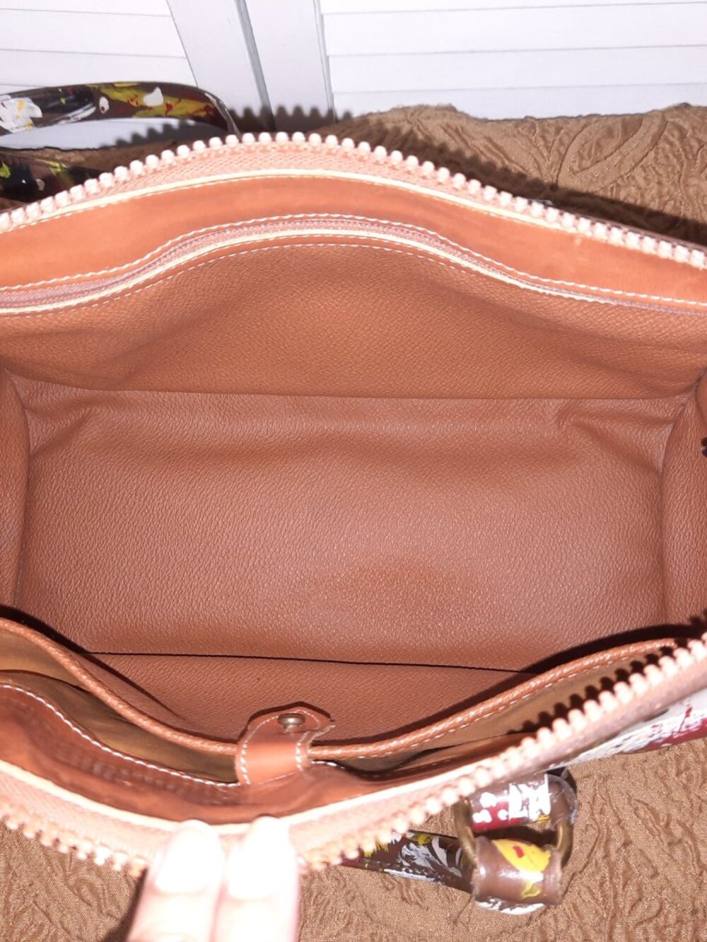 Vintage Dooney & Bourke Dipinta Inspired Satchel - Picture 13 of 15